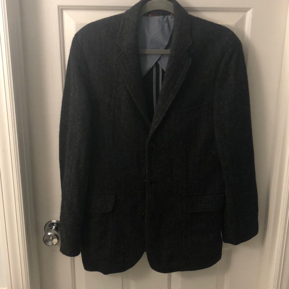 JCrew Men’s Gray Yorkshire Tweed Sportcoat 38S